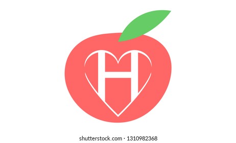 Heart icon vector design. Healthy heart logo