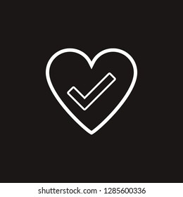 heart icon. heart vector design. sign design