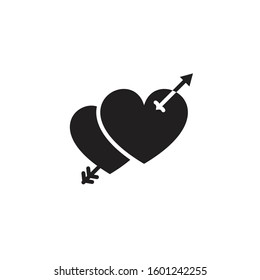Heart Icon Vector Design Template 