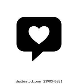 plantilla de diseño de vectores de iconos de corazón simple y limpio