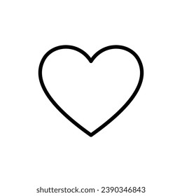 heart icon vector design template simple and clean