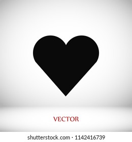 Heart Icon Vector, 

Vector EPS 10 illustration style
