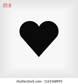 Heart Icon Vector, 

Vector EPS 10 illustration style