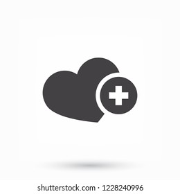 Heart icon . Vector  Eps 10 