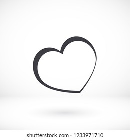 heart icon . Vector  Eps 10 