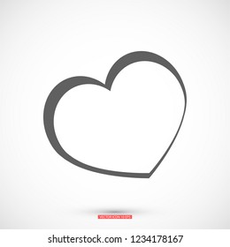 heart icon . Vector  Eps 10 