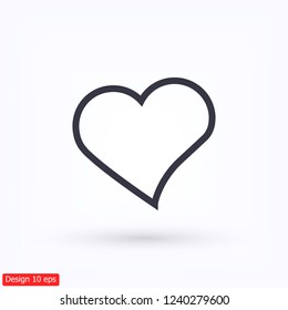 heart icon . Vector  Eps 10 