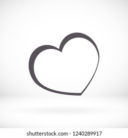 heart icon . Vector  Eps 10 