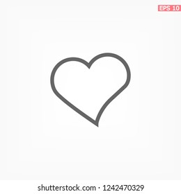 heart icon . Vector  Eps 10 