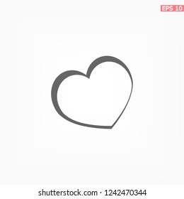 heart icon . Vector  Eps 10 