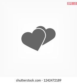 heart icon . Vector  Eps 10 