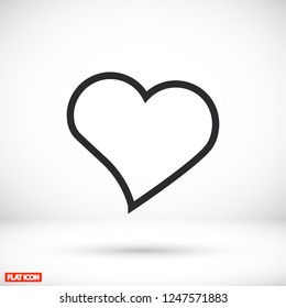 heart icon . Vector  Eps 10 