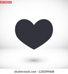 Heart icon. Vector  Eps 10 