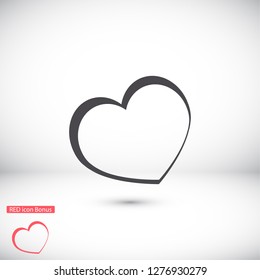 heart icon . Vector  Eps 10 