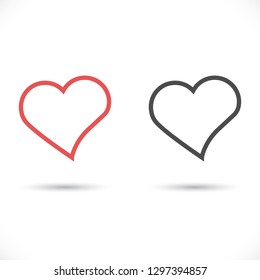 heart icon . Vector  Eps 10 
