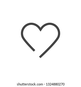 heart icon vector eps 10