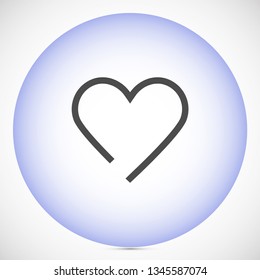 heart icon vector eps 10