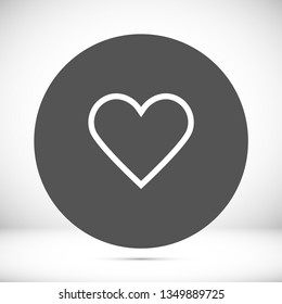 heart icon vector eps 10