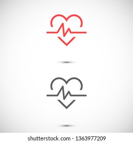 heart icon vector eps 10