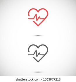 heart icon vector eps 10