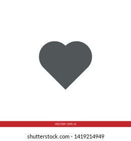 heart icon vector eps 10