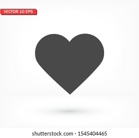 heart icon . Vector Eps 10 . Lorem Ipsum Flat Design