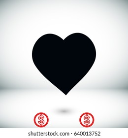 Heart Icon Vector, 

Vector EPS 10 illustration style