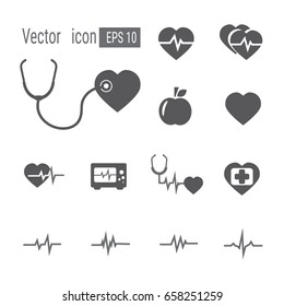 heart icon. Vector EPS10