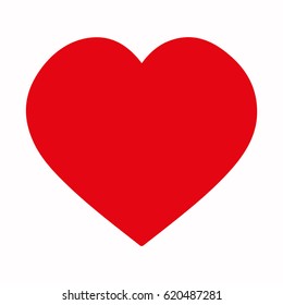 Heart Icon Vector eps10. Love symbol. Valentine's Day sign, emblem isolated on white background. heart sign