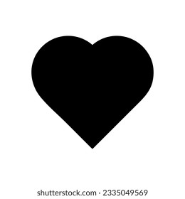heart icon vector flat illustration for app and site..eps