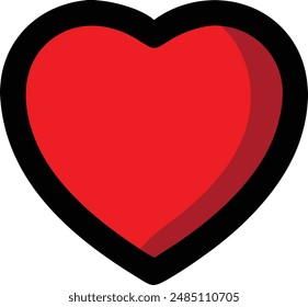 Heart Icon Vector High Quality