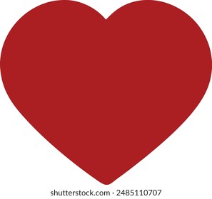 Heart Icon Vector High Quality