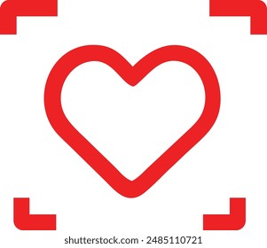 Heart Icon Vector High Quality