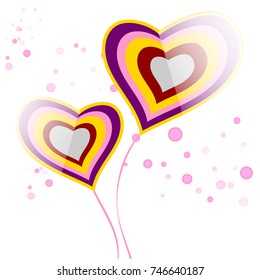 heart icon vector idea design 