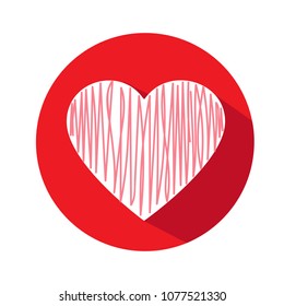 heart icon vector illustration