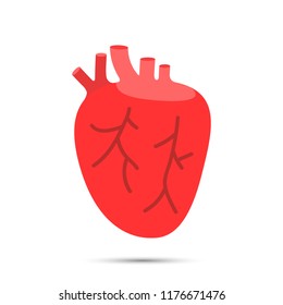 Heart icon. Vector illustration.