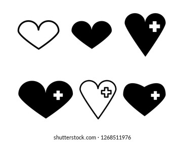 heart icon. vector illustration