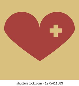 HEART ICON. VECTOR ILLUSTRATION