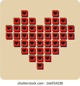 Heart Icon Vector illustration