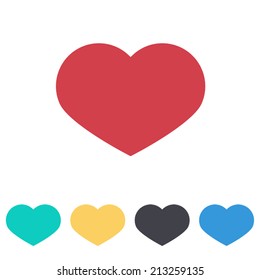 heart icon , vector illustration