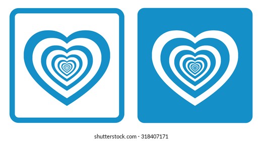 Heart icon . Vector illustration