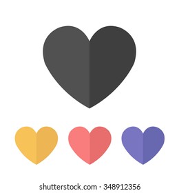 heart icon. vector illustration