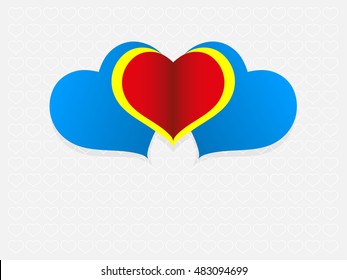 Heart Icon, vector illustration.