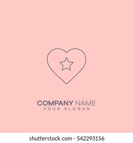 heart icon. vector illustration