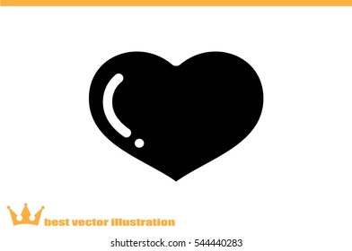 heart icon vector illustration