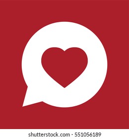 Heart icon. Vector illustration