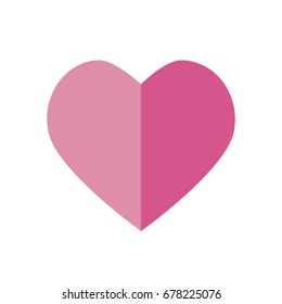heart icon, vector illustration 