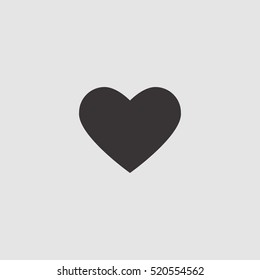 heart icon vector illustration, can be used for web and design