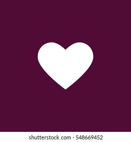 heart icon vector illustration, can be used for web and design