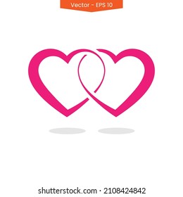 Heart icon vector  illustration design   